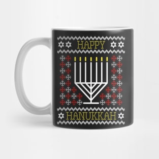 Happy Hanukkah Ugly T Shirt for Men & Women Mug